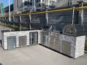 Outdoor Kitchen Cabinet - Weather - Resistant Outdoor Kitchen Cabinet – Heavy - Duty Patio Storage & Prep Station - RefreshCraft - RC-CAB-9438095540441