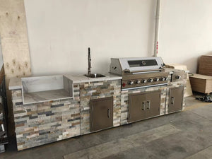 Outdoor Kitchen Cabinet - Weather - Resistant Outdoor Kitchen Cabinet – Heavy - Duty Patio Storage & Prep Station - RefreshCraft - RC-CAB-9438095540441