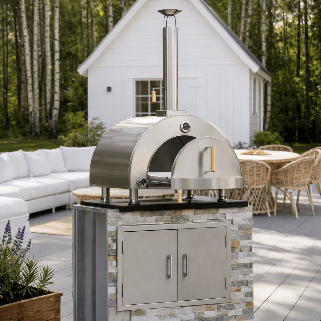 Pizza Oven - Premium Outdoor Pizza Oven – Gas & Charcoal Backyard Oven - RefreshCraft - RC-PIZ-9438097703129