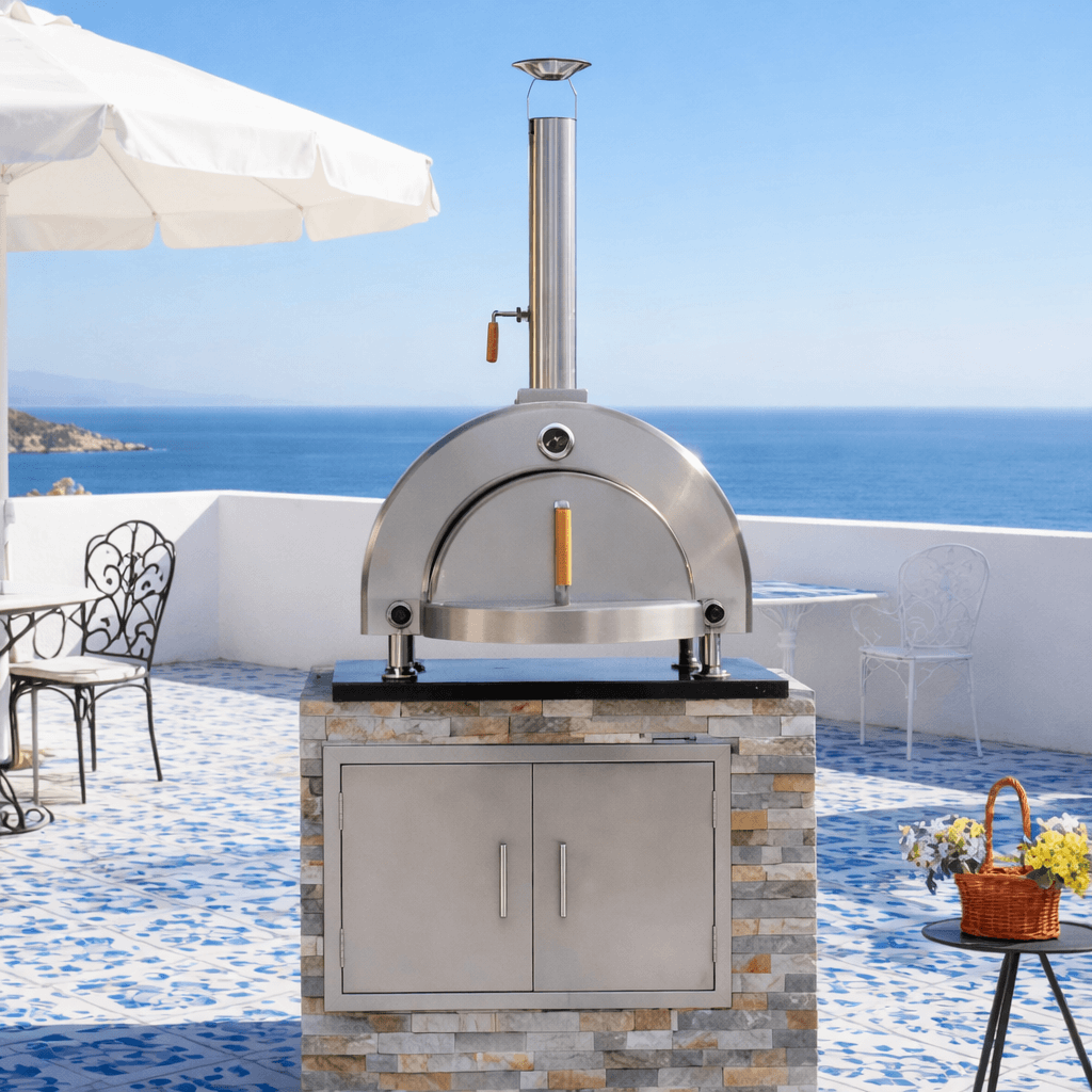 Pizza Oven - Premium Outdoor Pizza Oven – Gas & Charcoal Backyard Oven - RefreshCraft - RC-PIZ-9438097703129